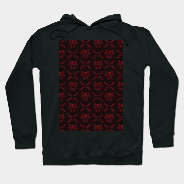 Skull Pattern (vector) Hoodie by luisapizza